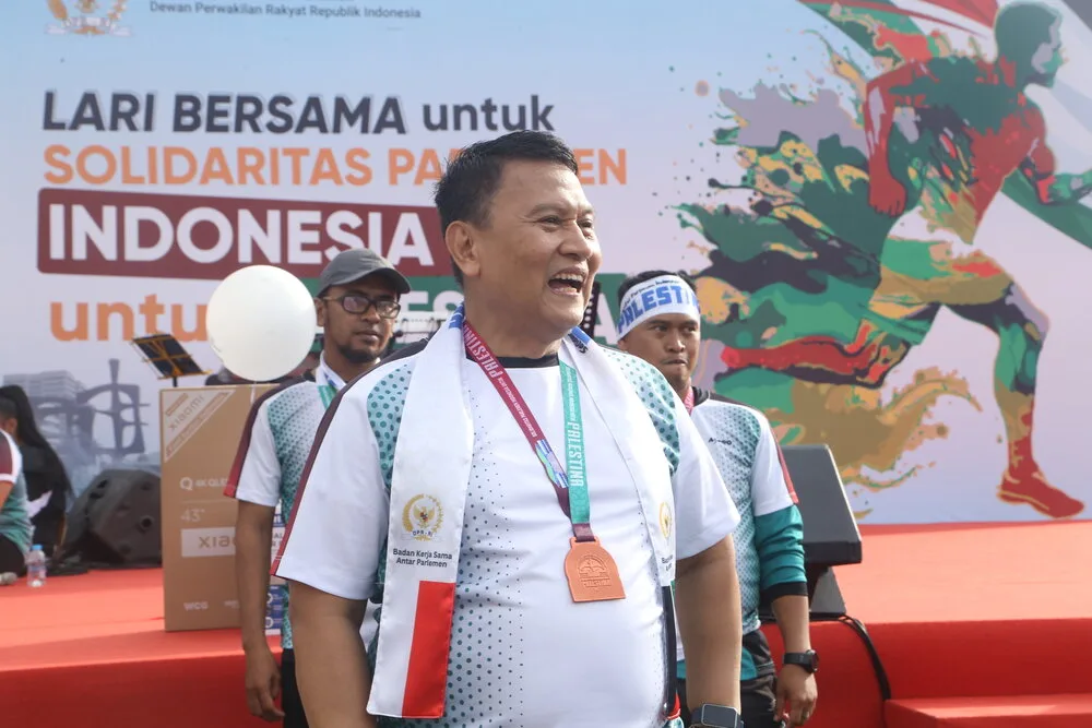LARI BERSAMA UNTUK SOLIDARITAS PARLEMEN INDONESIA UNTUK PALESTINA